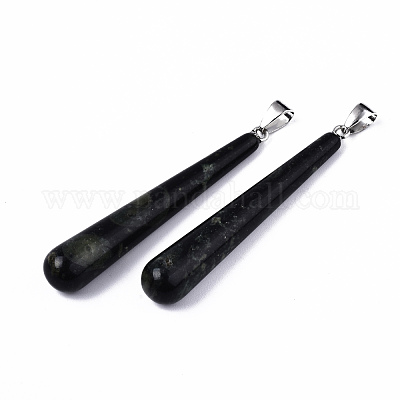 Кулоны из натуральной яшмы камбаба G-T131-17A-1