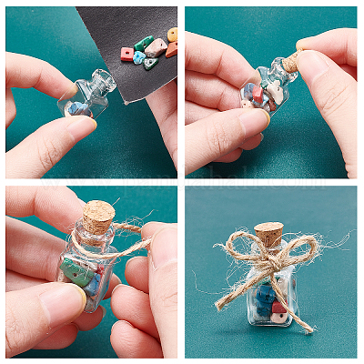 Наборы для самостоятельного изготовления бутылок желаний DIY-PH0005-48-1