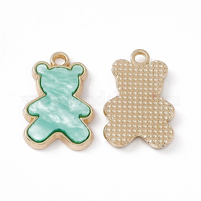 Подвески из непрозрачной смолы PALLOY-P287-07LG-04-1