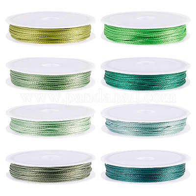 80м 8-х цветный 15-слойный полиэстеровый витой шнур WCOR-TA0001-01D-1