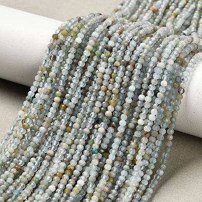 Натуральный цветок амазонитовые бусины пряди G-RM2025-02B-2mm-1