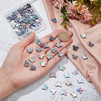 2 нить бусин из натуральных пресноводных ракушек SHEL-NB0001-55-1