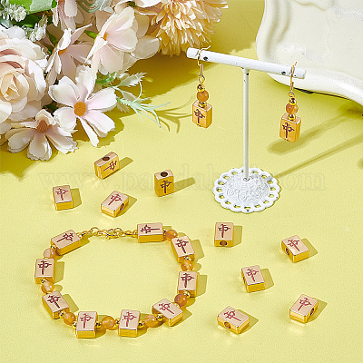 24 шт. 2 вида бусин из цинкового сплава FIND-NB0006-63-1