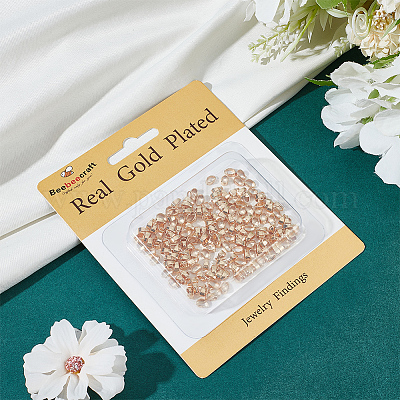 200 шт. латунные защелки на дужках KK-BBC0011-42-1