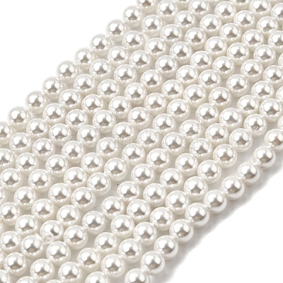 Гальванические оболочки жемчужные бусы пряди BSHE-K017-5mm-01-1