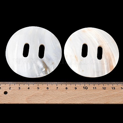 Бусины из натуральных пресноводных ракушек&nbsp;SHEL-L014-02-1