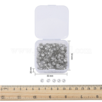 Многолепестковые железные бусинки&nbsp;IFIN-YW0001-12P-1