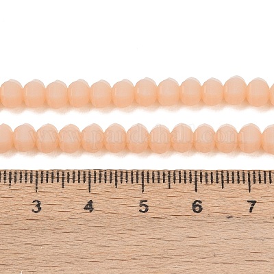 Непрозрачное стекло бисер нитей&nbsp;GLAA-G125-01B-05-1