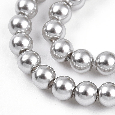 Выпечка из окрашенного перламутрового стекла жемчужные бусинки HY-N002-3mm-A03-1