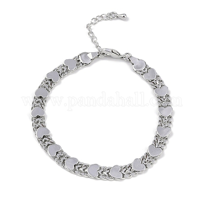 Латунные браслеты с покрытием для женщин BJEW-K244-04P-1