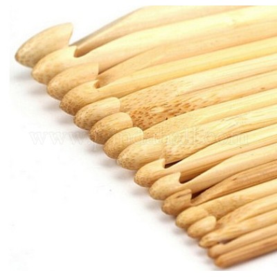 Бамбуковые крючки для крючком X-TOOL-WH0003-02-1