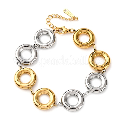 Браслеты из нержавеющей стали 304 BJEW-K284-01GP-1