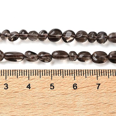 Натуральные ледяные обсидиановые бусинки&nbsp;G-C268-A07-6x8mm-1