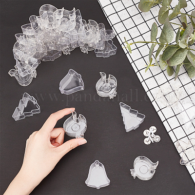 Пластиковые чашки для свечей смешанной формы AJEW-PH0017-78-1