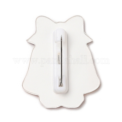 Акриловая брошь на рождественскую тематику JEWB-E024-01P-07-1