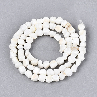 Нити бусин из натуральных пресноводных ракушек&nbsp;SHEL-N038-31-1