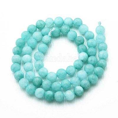 Природного кварца нитей бисера G-N355-6mm-37-1