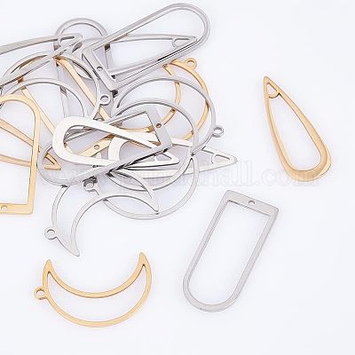 18 шт. 6 стиля подвески из нержавеющей стали 201 STAS-CA0001-61-1