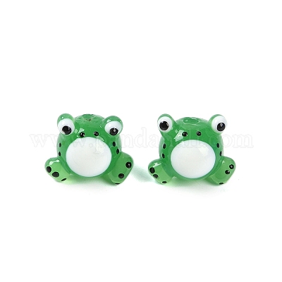 Бусы лэмпворк ручной работы LAMP-P066-07F-1