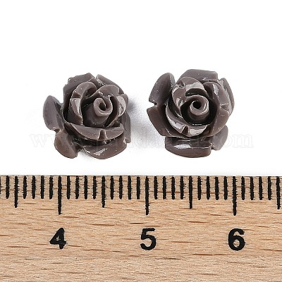 Резные бусины из синтетического коралла&nbsp;CORA-M001-07E-1