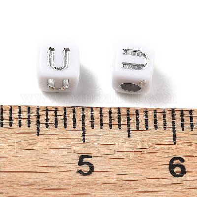 Непрозрачные акриловые бусины OACR-D282-06U-1