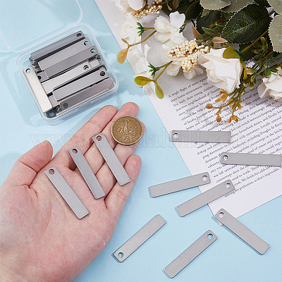 40 шт. подвески из нержавеющей стали 201 STAS-DC0016-30B-1