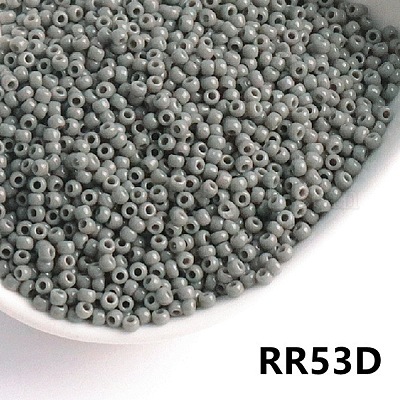 Непрозрачный 6/0 стеклянный бисер&nbsp;SEED-I013-4mm-RR53D-1