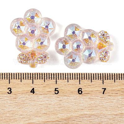 Прозрачные кабошоны для декодирования цветов из эпоксидной смолы CRES-M034-06C-1