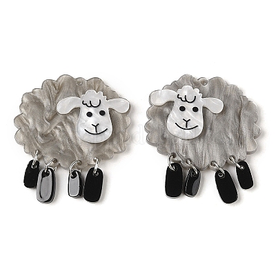 Подвески из акрилового сплава SACR-S679-03B-1