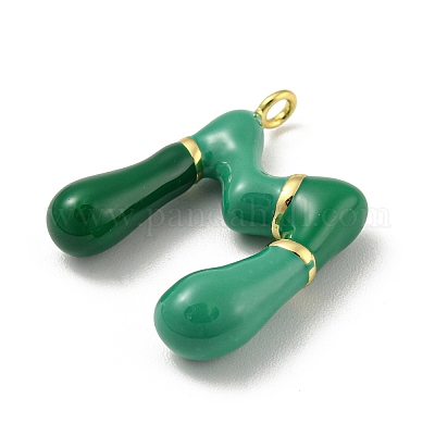 Латунь эмаль подвески X-KK-E093-03G-M-1