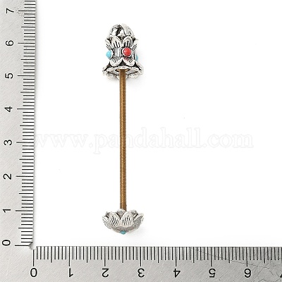 Латунные заготовки для подвесок с бусинами KK-NH0008-06AS-1