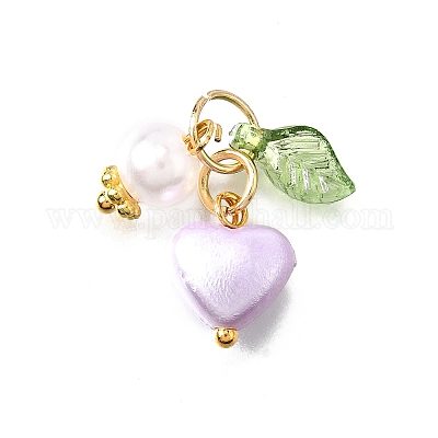 Имитация жемчуга акриловыми подвесками PALLOY-JF04028-1