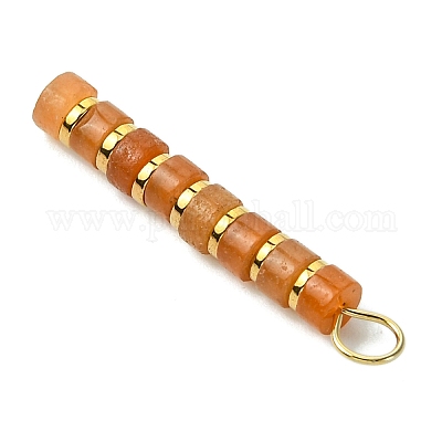 8 шт. 8 стиля подвески из натуральных смешанных драгоценных камней и гальванизированного синтетического немагнитного гематита heishi PALLOY-JF03292-1