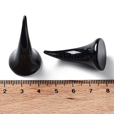 Хэллоуин 3d рога дьявола кабошоны из непрозрачной смолы RESI-F051-A01-1