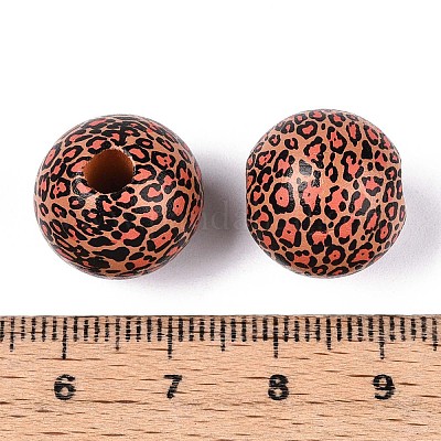 Набивные шима деревянные бусины WOOD-N017-01C-1