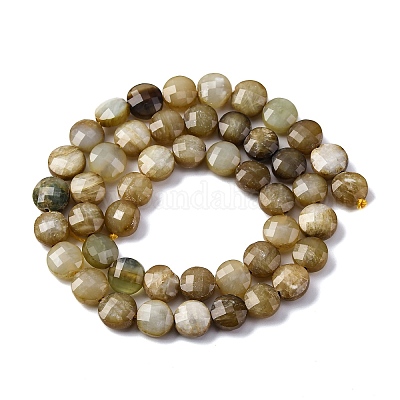 Природного нефрита Xiuyan бисер нитей G-C179-A43-03-1