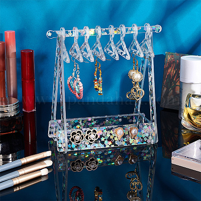 1 комплект прозрачных акриловых подставок для сережек EDIS-PH0001-31-1