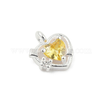 925 стерлингового серебра микро проложить кубического циркония подвески STER-Q002-02B-1