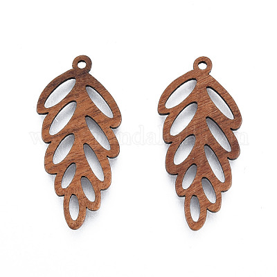 Подвески из натурального орехового дерева WOOD-N011-015-1