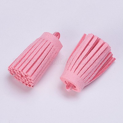 Искусственные замши кисточкой подвесные украшения FIND-P028-024-1