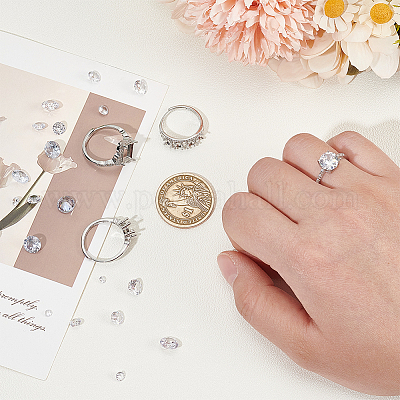 4 шт. 4 регулируемых кольца из латуни KK-WR0001-15-1