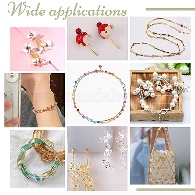 500 шт. 20 латунных трубчатых бусин&nbsp;KK-CA0003-52-1