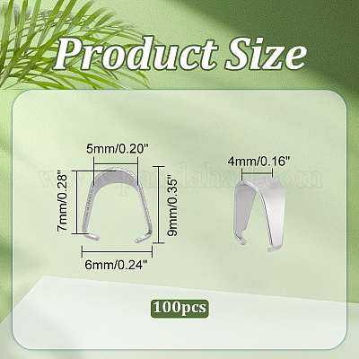 Защелкивающиеся дужки из нержавеющей стали 304 STAS-UN0011-33P-1