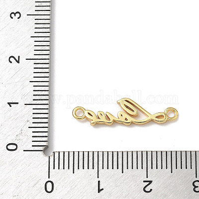 Латунные подвески-соединители «слово любви» KK-Q068-10A-1