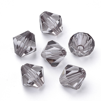 Прозрачные акриловые бусины TACR-S146-6mm-26-1