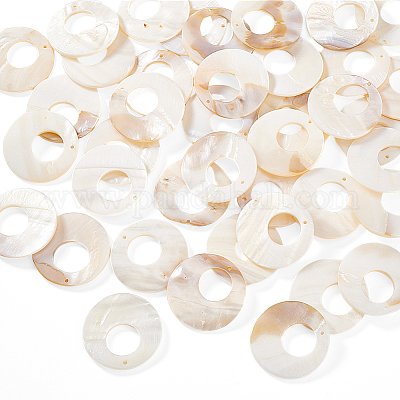 40 шт. подвески из ракушечного жемчуга SSHEL-GA0001-18-1