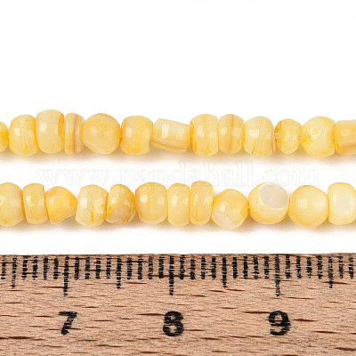 Натуральные пресноводные окрашенные бусы из ракушек SHEL-T020-29A-08-1