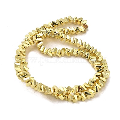 Стеклянные бусины с гальваническим покрытием &nbsp;X-EGLA-D030-16A-03-1