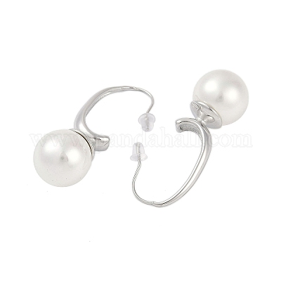 Круглые серьги-подвески из нержавеющей стали 304 для женщин EJEW-K281-31P-1