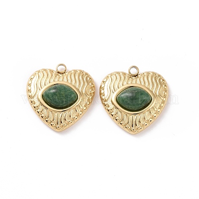 Подвески из смешанных драгоценных камней из натуральных и синтетических драгоценных камней STAS-J400-03G-1